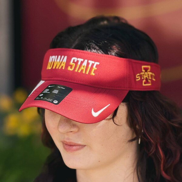 Nike® I-State Iowa State Fanwear Cardinal Ace Visor